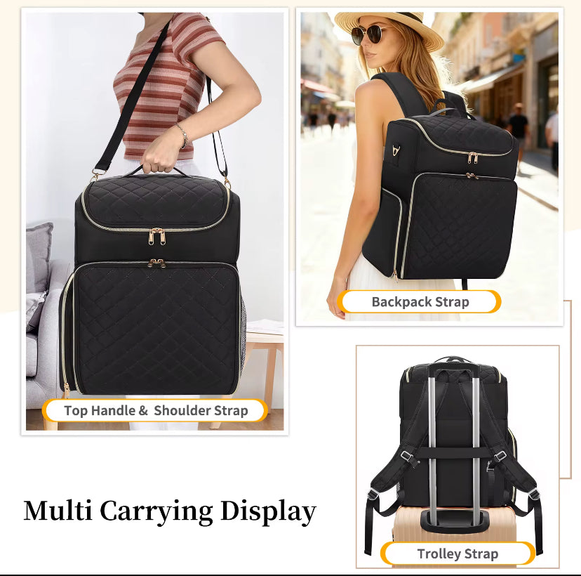 Morral de Manicura color negro 120 esmaltes