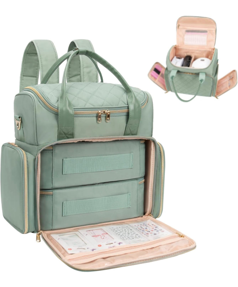 Morral de Manicura color Verde Menta