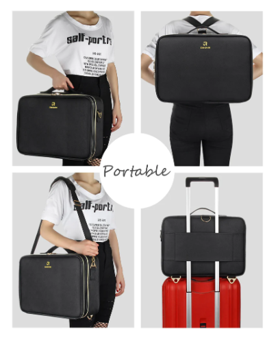 Maleta de maquillaje Cuero L