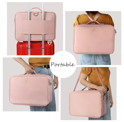 Maleta de maquillaje Rosa L