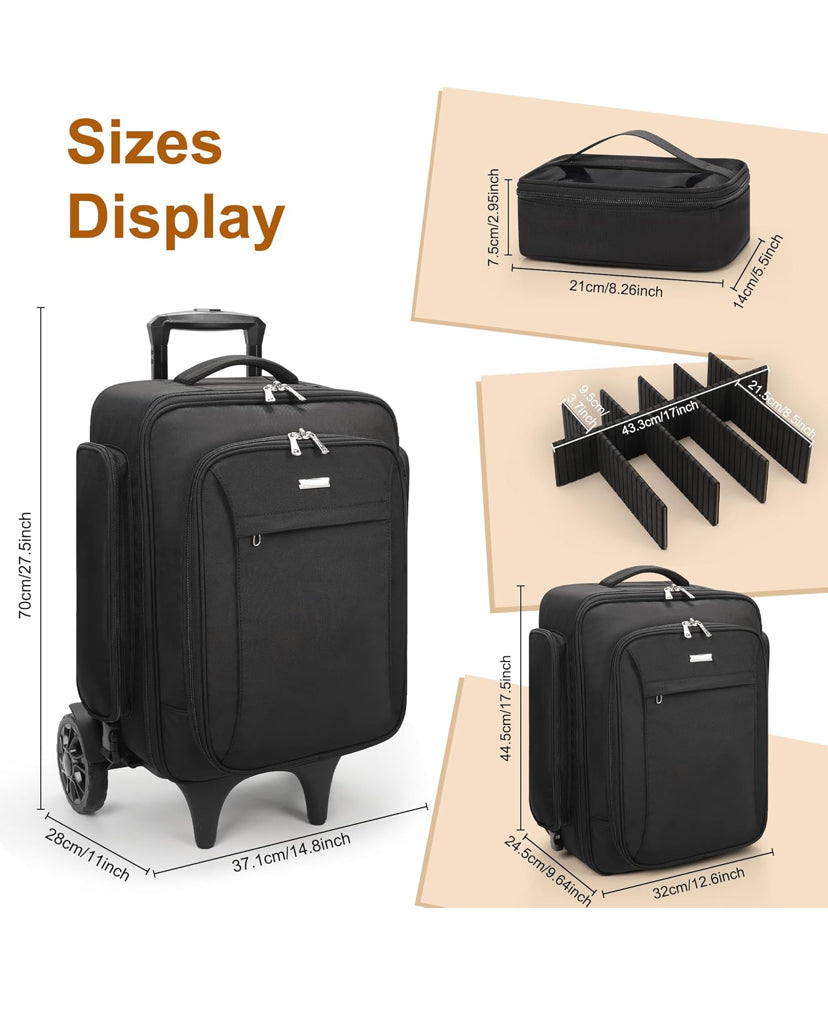 Morral profesional Rolling Negro