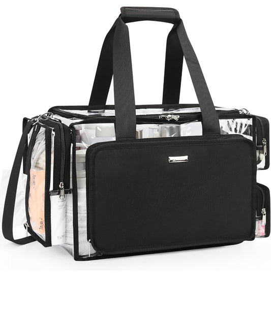 Maleta maquillaje transparente